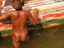 Boy in the river.